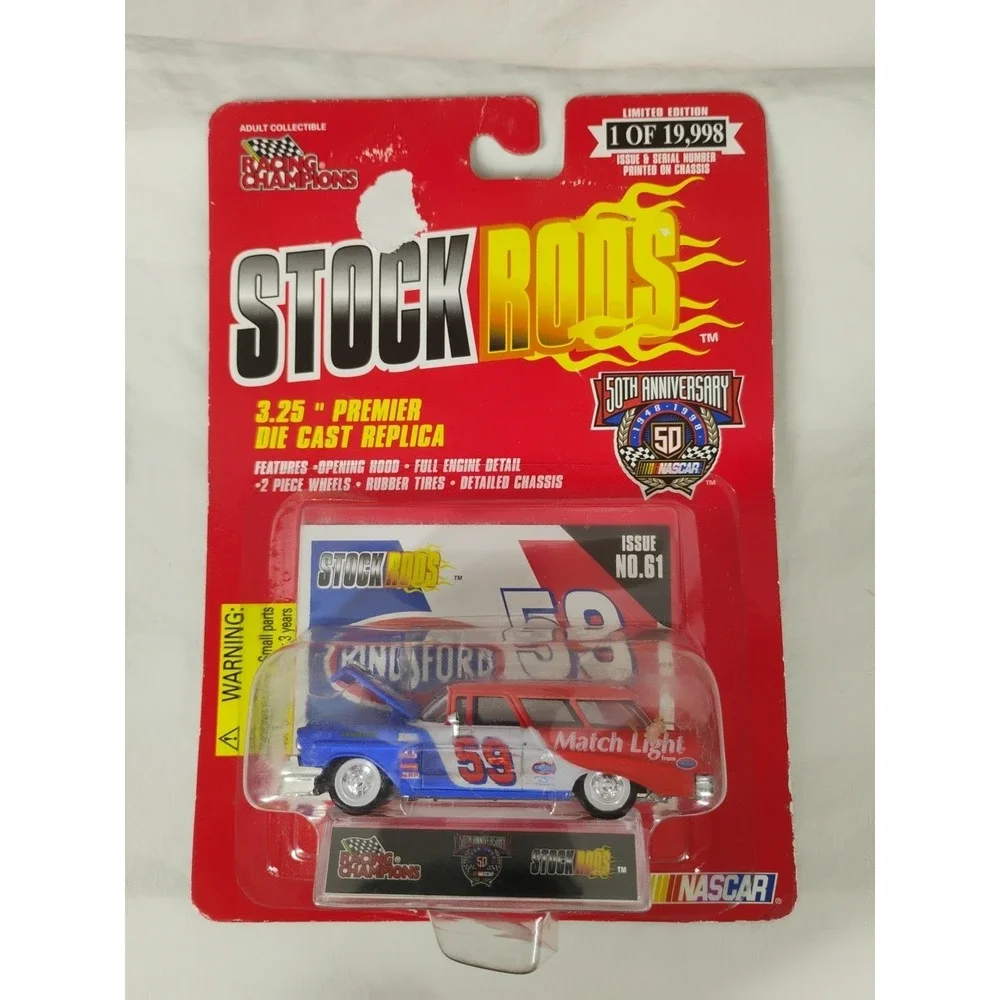 1998 Racing Champions #61 Stock Rods‎ Chevy Nomad Kingsford 1:64 Robert Pressley